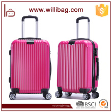 Hardshell Trolley Case Spinner ABS PC Suitcase with Hanging Buckle